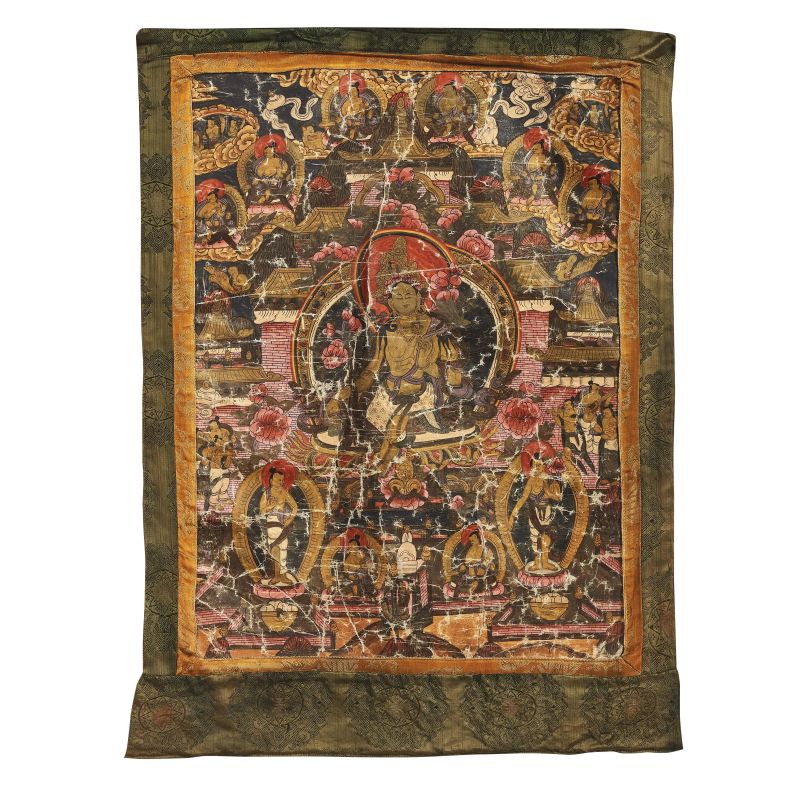 A THANGKA, TIBET, 19TH CENTURY  - Auction ONLINE AUCTION | Asian Art &#19996;&#26041;&#33402;&#26415;&#32593;&#25293; - Pandolfini Casa d'Aste