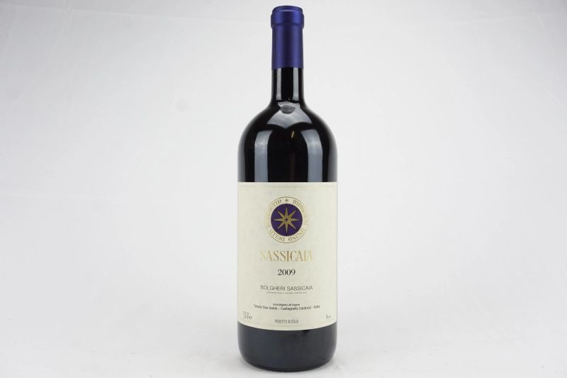      Sassicaia Tenuta San Guido 2009   - Auction Il Fascino e l'Eleganza - A journey through the best Italian and French Wines - Pandolfini Casa d'Aste