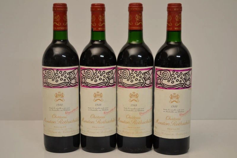 Chateau Mouton Rothschild 1988  - Auction Fine Wine and an Extraordinary Selection From the Winery Reserves of Masseto - Pandolfini Casa d'Aste