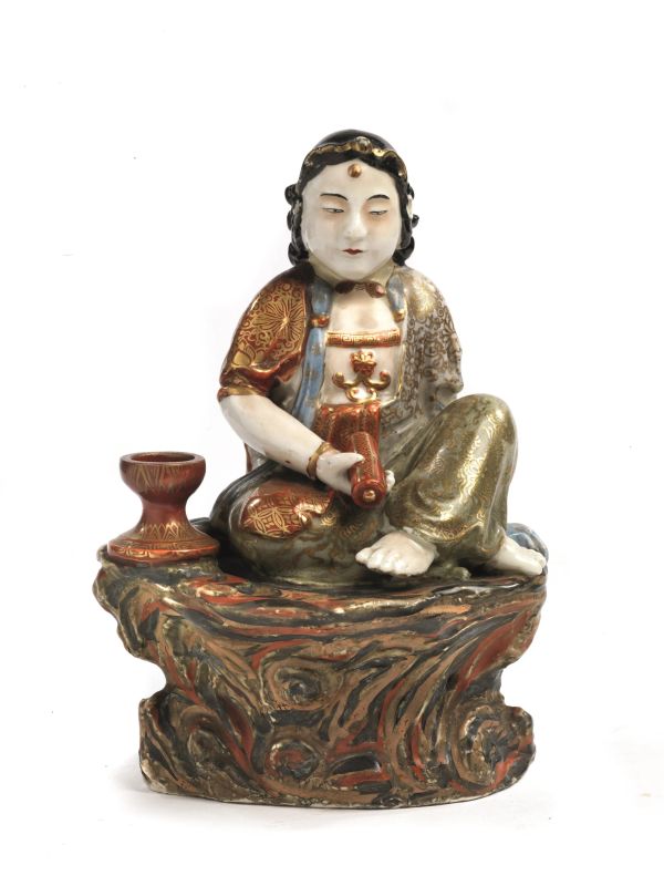 FIGURA, CINA, TARDA DINASTIA QING, SEC. XX  - Auction Asian Art - Pandolfini Casa d'Aste