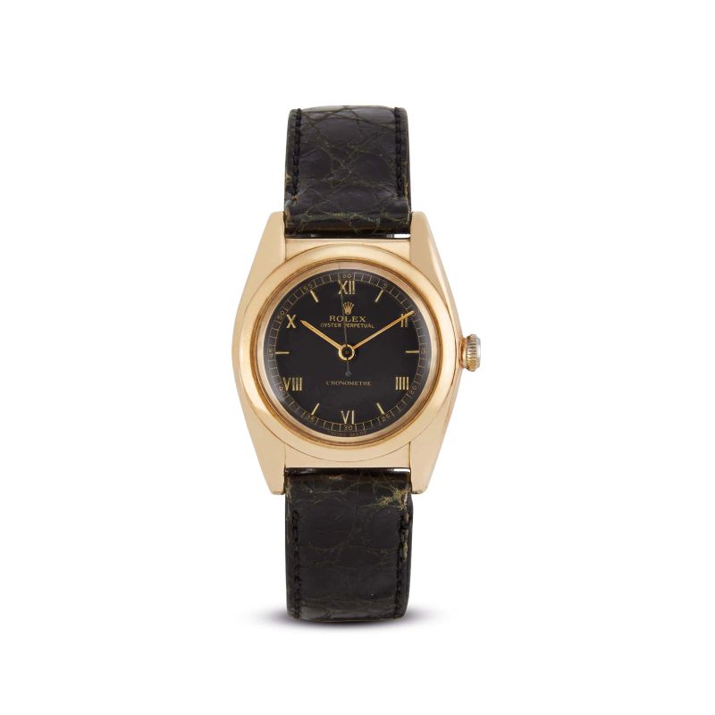 Rolex : 



ROLEX OVETTO BUBBLEBACK REF. 3131 N. 4030XX ANNO 1958  - Asta OROLOGI - Pandolfini Casa d'Aste