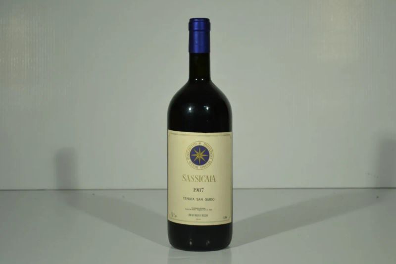Sassicaia Tenuta San Guido 1987  - Asta Vini pregiati e da collezione - Pandolfini Casa d'Aste
