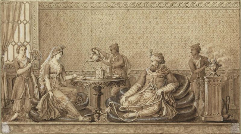 Scuola francese del XIX secolo  - Auction OLD MASTER AND MODERN PRINTS AND DRAWINGS - OLD AND RARE BOOKS - Pandolfini Casa d'Aste