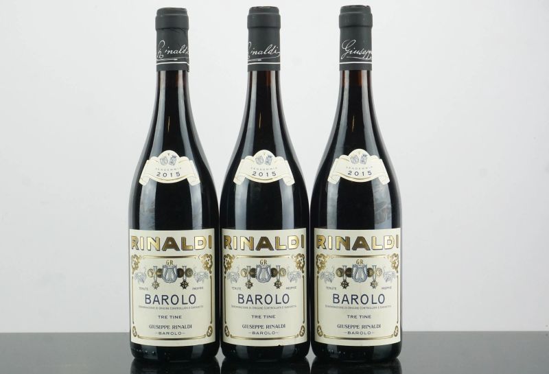 Barolo Tre Tine Giuseppe Rinaldi 2015  - Auction AS TIME GOES BY | Fine and Rare Wine - Pandolfini Casa d'Aste