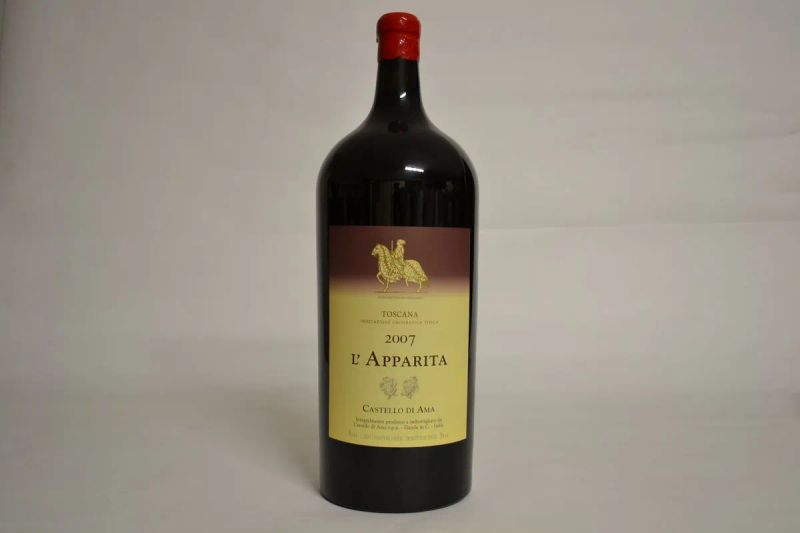 L'Apparita Castello di Ama 2007  - Asta Vini pregiati e da collezione - Pandolfini Casa d'Aste