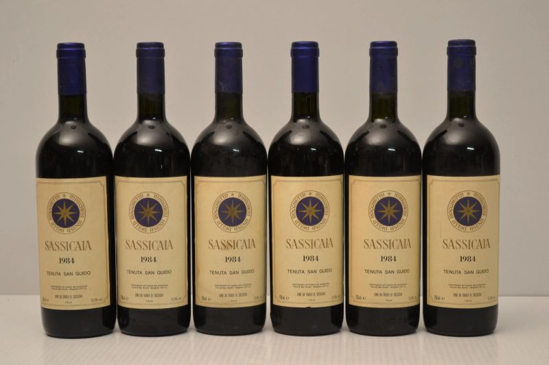 Sassicaia Tenuta San Guido 1984  - Auction An Extraordinary Selection of Finest Wines from Italian Cellars - Pandolfini Casa d'Aste