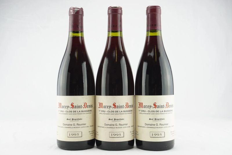 Morey-Saint-Denis Clos de la Bussi&egrave;re Domaine G. Roumier 1995  - Auction THE SIGNIFICANCE OF PASSION - Fine and Rare Wine - Pandolfini Casa d'Aste