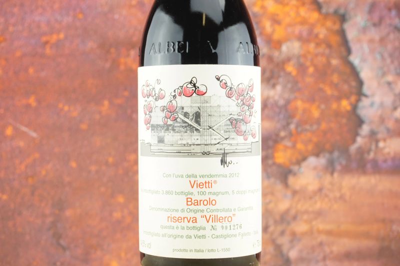 Barolo Riserva Villero Vietti 2012  - Asta Smart Wine 2.0 | Summer Edition - Pandolfini Casa d'Aste