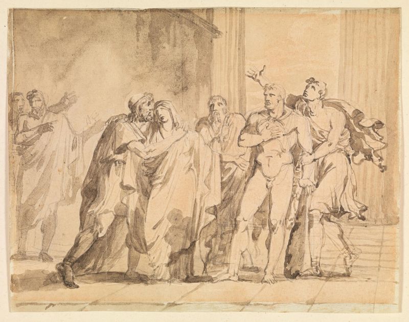      Giuseppe Collignon   - Asta Opere su carta: disegni, dipinti e stampe dal secolo XV al XIX - Pandolfini Casa d'Aste