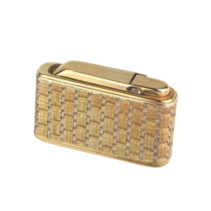 Dupont : GOLD PLATED LIGHTER  - Auction TIMED AUCTION | WATCHES AND PENS - Pandolfini Casa d'Aste