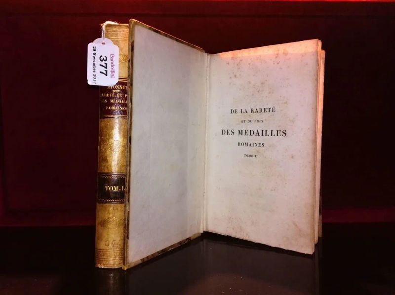 MIONNET T., De la rareté et du prix des médailles romaines ou recueil contenant les types et inèdits des mèdailles d’or, d’argent et de bronze frappe pendant la durèe de la Républiqueet de l’Empire Romain.  - Asta MONETE MEDIOEVALI E MODERNE E UNA PRESTIGIOSA COLLEZIONE DELLA ZECCA DI SIENA E MONTALCINO - Pandolfini Casa d'Aste