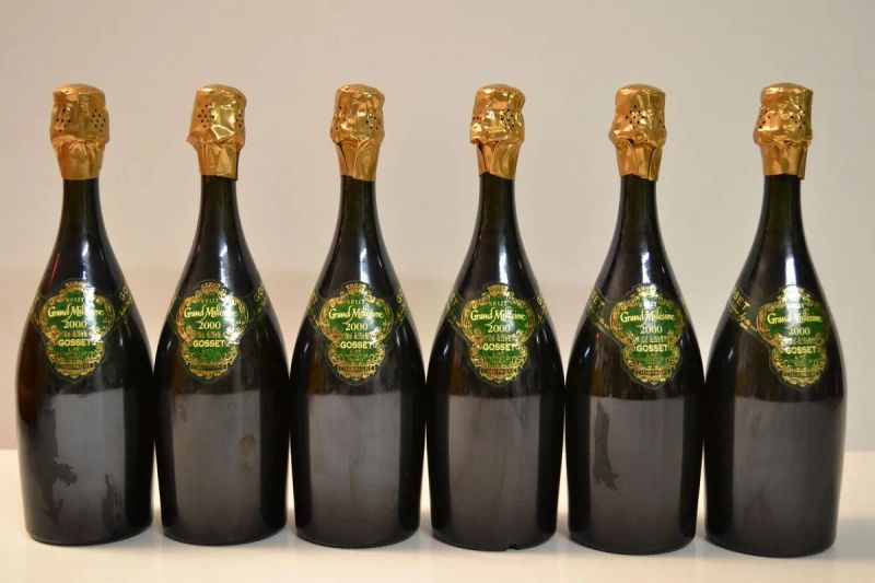 Grand Millesime Gosset 2000  - Auction Fine Wines from Important Private Italian Cellars - Pandolfini Casa d'Aste