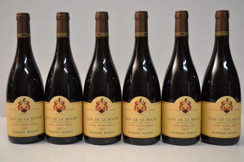 *Clos De La Roche Cuvee Vieilles Vignes Domaine Ponsot 2007  - Asta Vini e distillati da collezione da cantine selezionate - Pandolfini Casa d'Aste