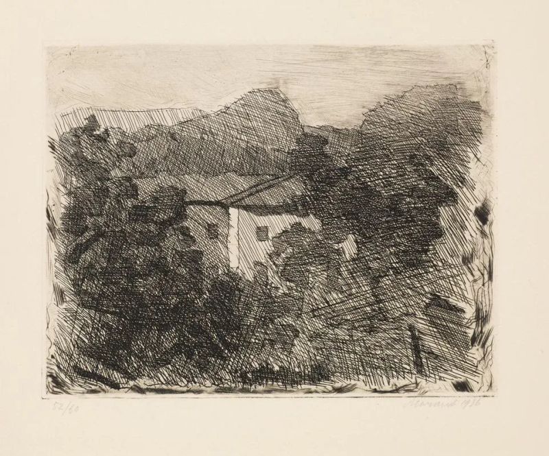 Giorgio Morandi  - Asta Stampe e disegni moderni e contemporanei da una collezione italiana - III - Pandolfini Casa d'Aste