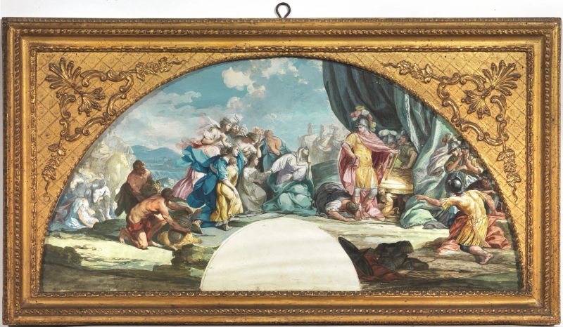 Artista del sec. XVIII  - Auction TIMED AUCTION | WORKSONPAPER: DRAWINGS, PAINTINGS AND PRINTS - Pandolfini Casa d'Aste