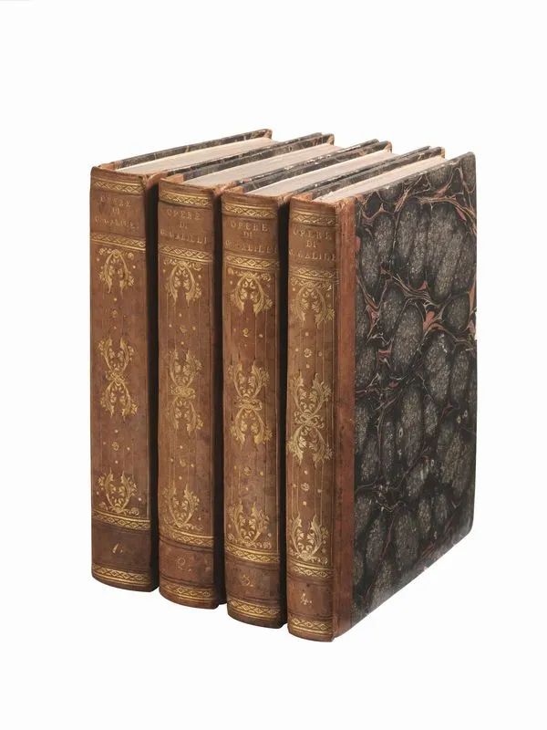 (Astronomia  Scienze  Illustrati) GALILEI, Galileo. Opere di Galileo        - Auction Books, manuscripts and autographs - Pandolfini Casa d'Aste