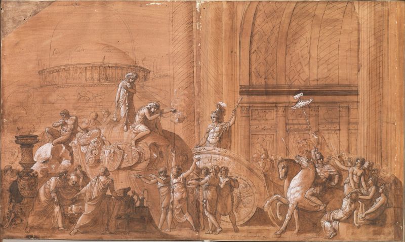 Luigi Ademollo  - Asta Opere su carta: disegni, dipinti e stampe dal secolo XV al XIX - Pandolfini Casa d'Aste