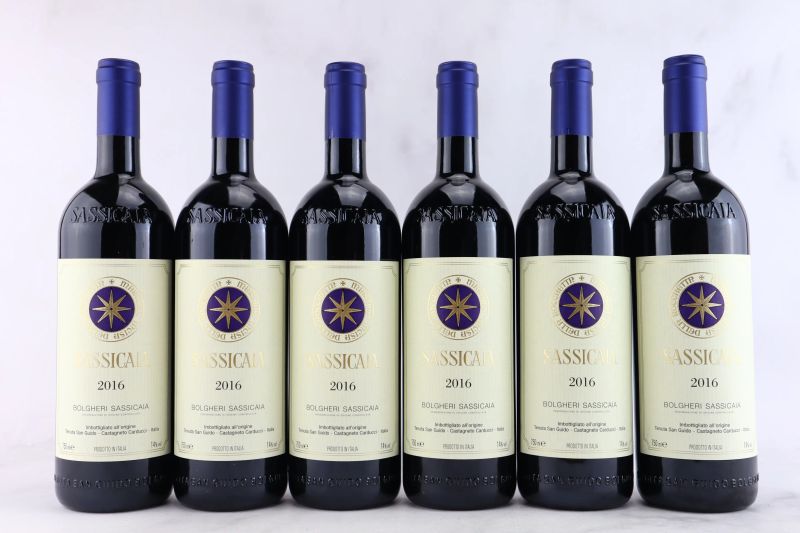 



Sassicaia Tenuta San Guido 2016  - Asta MATERIA - Vini Pregiati e da Collezione - Pandolfini Casa d'Aste