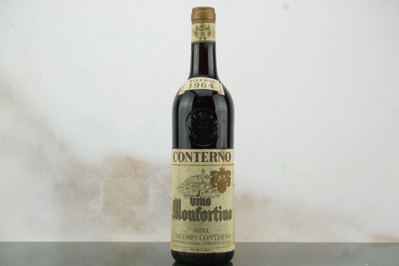 Barolo Monfortino Riserva Giacomo Conterno 1964  - Auction LA RAFFINATEZZA DELLA COMPLESSITA' - Fine and Rare Wine - Pandolfini Casa d'Aste
