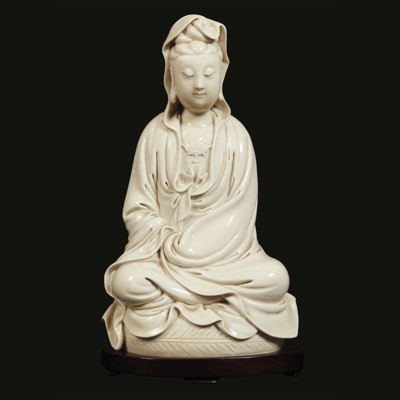 A FIGURE, CHINA, QING DYNASTY, 18TH CENTURY  - Auction TIMED AUCTION | Asian Art | &#19996;&#26041;&#33402;&#26415; - Pandolfini Casa d'Aste