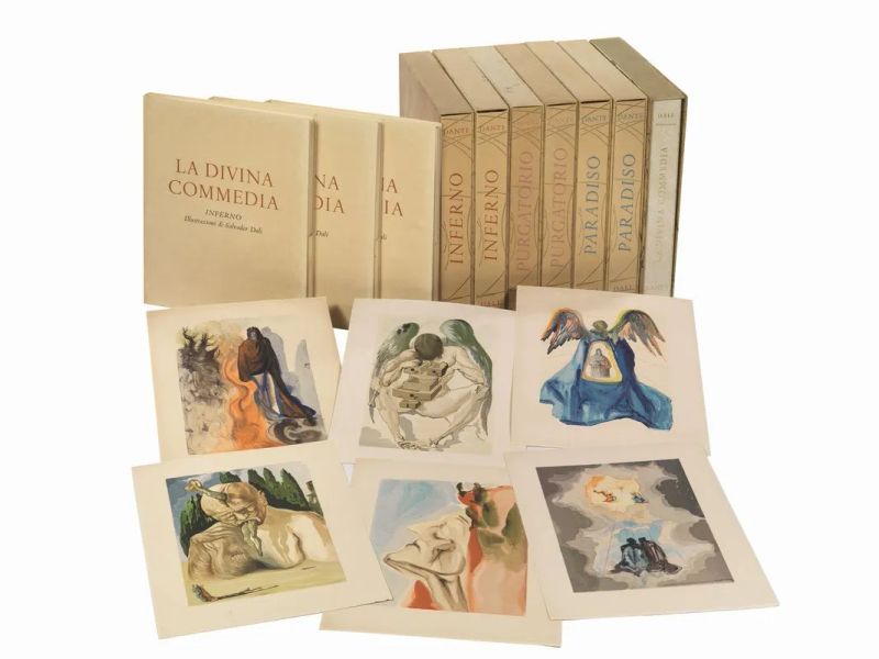 (Edizioni di pregio  Illustrati 900) ALIGHERI, Dante  DAL Salvador. La     - Auction Books, manuscripts and autographs - Pandolfini Casa d'Aste