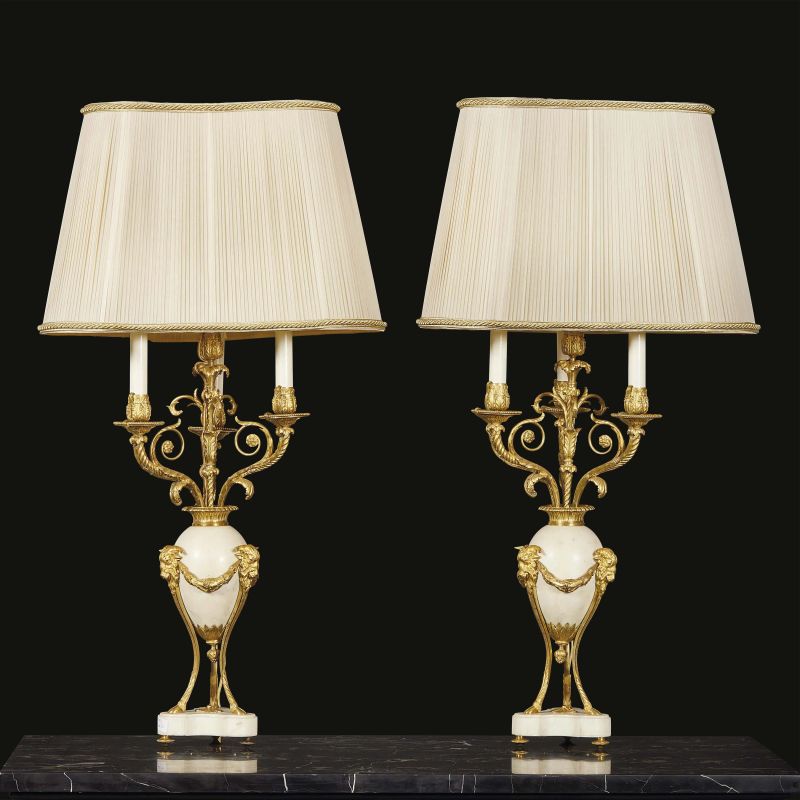 A PAIR OF CANDELABRA, FRANCE, 19TH CENTURY  - Auction International fine art - Pandolfini Casa d'Aste