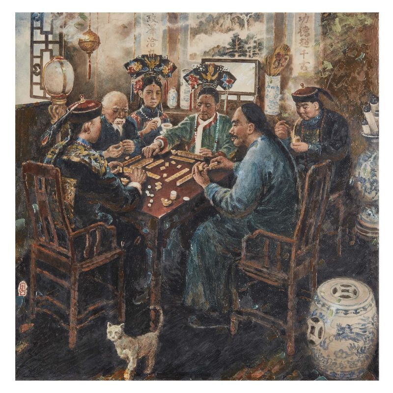 A PAINTING, CHINA, QING DYNASTY, 19TH-20TH CENTURIES  - Auction Asian Art - Pandolfini Casa d'Aste