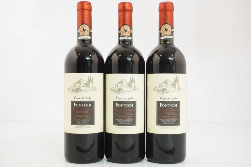      Vigna del Sorbo Riserva Tenuta Fontodi 1990   - Asta ASTA A TEMPO | Smart Wine & Spirits - Pandolfini Casa d'Aste