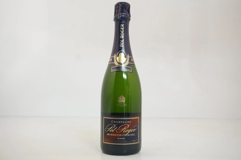      Cuv&eacute;e Sir Winston Churchill Pol Roger 2008    - Auction Online Auction | Smart Wine & Spirits - Pandolfini Casa d'Aste