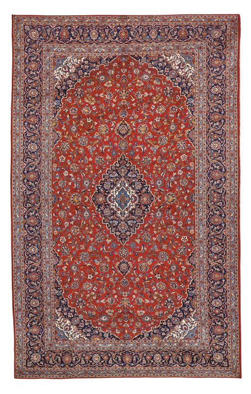 A KASHAN RUG, PERSIA, 1940  - Auction ONLINE AUCTION | RUGS - Pandolfini Casa d'Aste