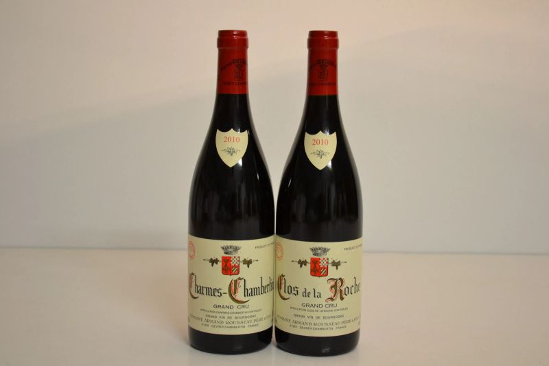 Selezione Domaine Armand Rousseau 2010  - Auction A Prestigious Selection of Wines and Spirits from Private Collections - Pandolfini Casa d'Aste