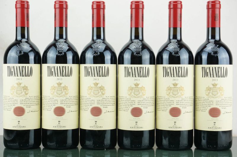 Tignanello Antinori 2013  - Auction LA RAFFINATEZZA DELLA COMPLESSITA' - Fine and Rare Wine - Pandolfini Casa d'Aste