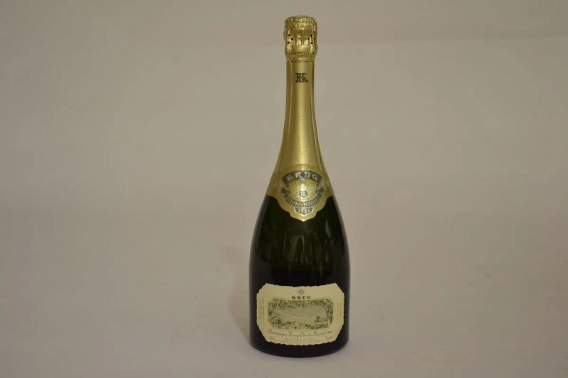 Champagne Krug Clos du Mesnil 1986  - Asta Vini pregiati e da collezione - Pandolfini Casa d'Aste