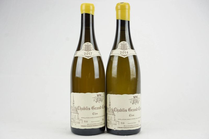      Chablis Clos Domaine Raveneau    - Auction Il Fascino e l'Eleganza - A journey through the best Italian and French Wines - Pandolfini Casa d'Aste