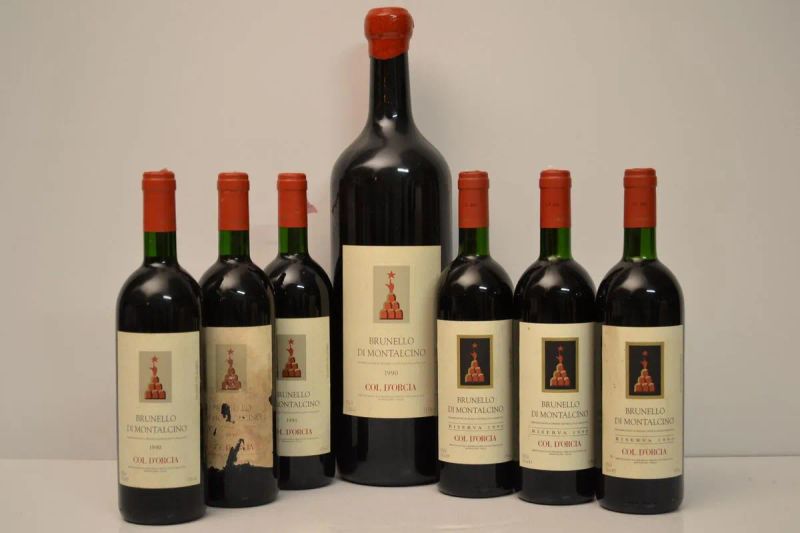 Brunello di Montalcino Col d&rsquo;Orcia 1990  - Asta Vini Pregiati e una Straordinaria Selezione dalla Cantina Storica di Masseto - Pandolfini Casa d'Aste