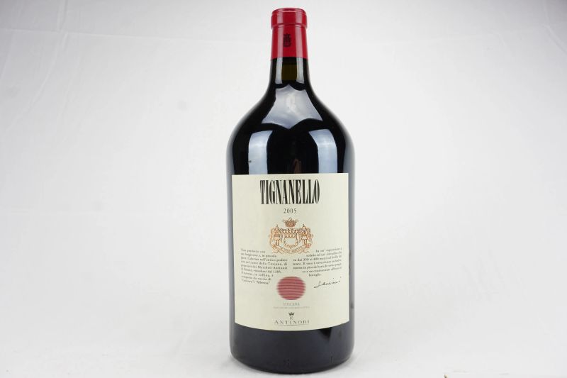      Tignanello Antinori 2005   - Asta Il Fascino e l'Eleganza - Un percorso tra i migliori Vini italiani e francesi - Pandolfini Casa d'Aste