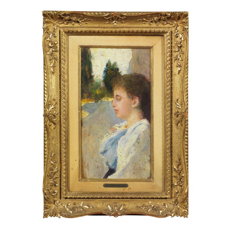 Scuola toscana, sec. XIX  - Auction TIMED AUCTION | 19TH AND 20TH CENTURY PAINTINGS AND SCULPTURES - Pandolfini Casa d'Aste