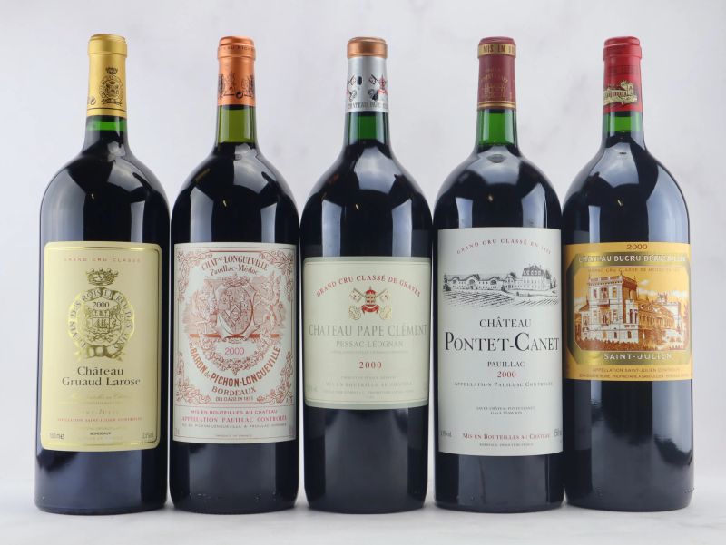 



Selezione Bordeaux 2000   - Asta ALCHIMIA - Vini Pregiati e da Collezione - Pandolfini Casa d'Aste