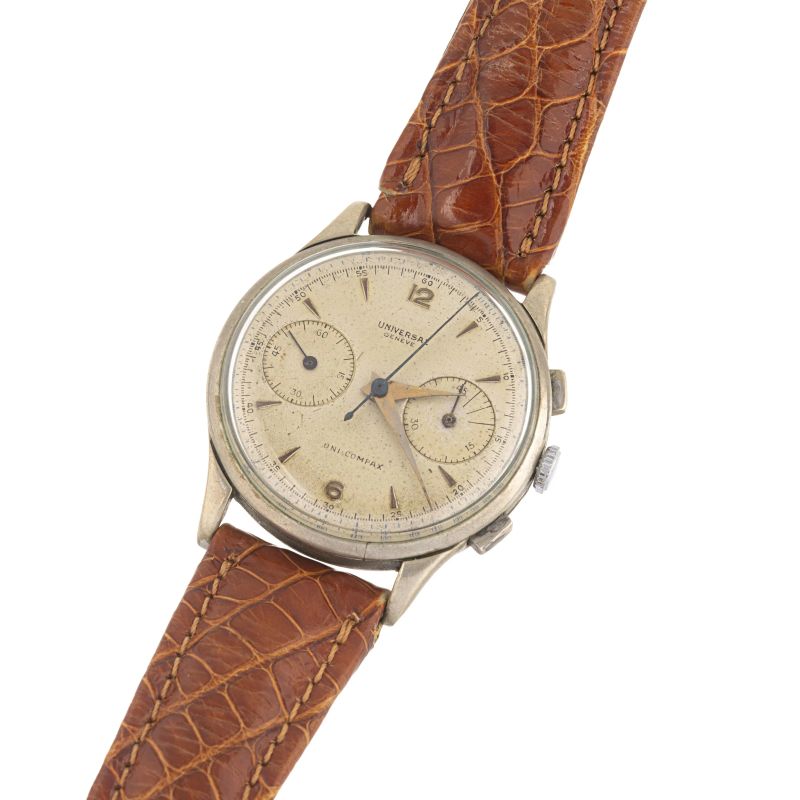 



UNIVERSAL GENEVE UNI-COMPAX REF. 32416 STAINLESS STEEL CHRONOGRAPH   - Auction WATCHES - Pandolfini Casa d'Aste