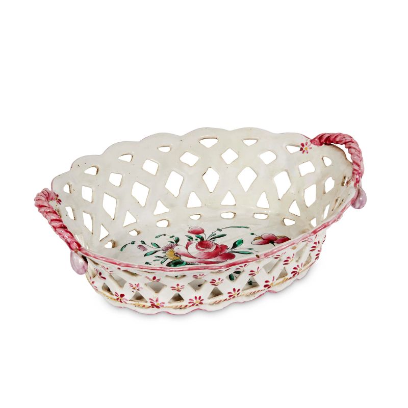 



A BASKET, STRASBOURG, SECOND HALF 18TH CENTURY  - Auction CERAMICS. MAJOLICA AND PORCELAIN FROM THE RENAISSANCE TO THE 18TH CENTURY - Pandolfini Casa d'Aste