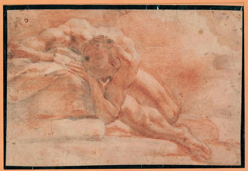 Scuola tosco emiliana, sec. XVIII  - Auction Works on paper: 15th to 19th century drawings, paintings and prints - Pandolfini Casa d'Aste
