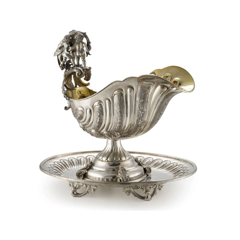 GRANDE SALSIERA, MILANO, SECOLO XX  - Auction Italian ad European silver - Pandolfini Casa d'Aste